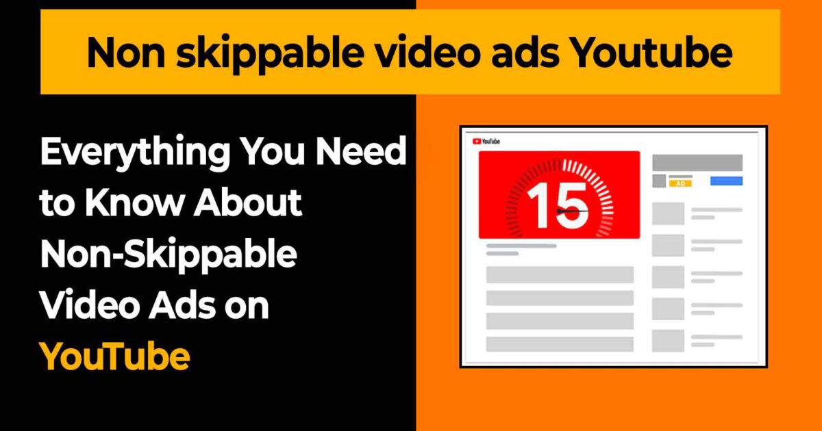 non skippable video ads youtube